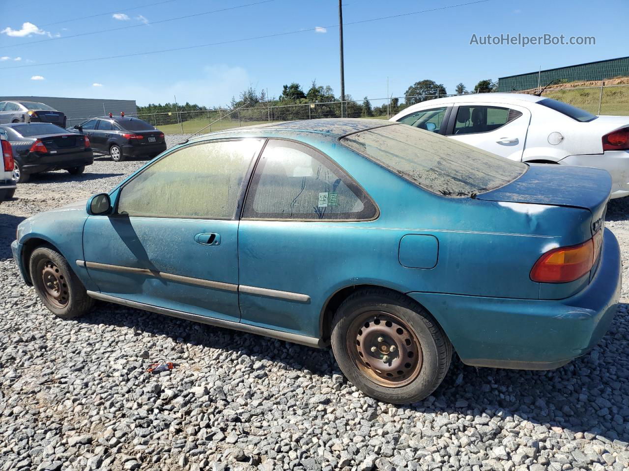 1995 Honda Civic Ex Green vin: 2HGEJ1121SH538117