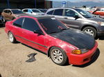 1995 Honda Civic Ex Red vin: 2HGEJ1126SH523726