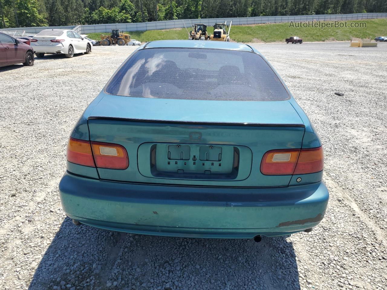 1995 Honda Civic Ex Teal vin: 2HGEJ1126SH575065