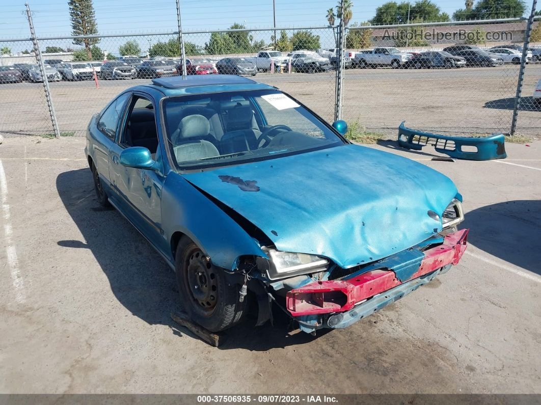 1995 Honda Civic Ex Green vin: 2HGEJ1128SH508483