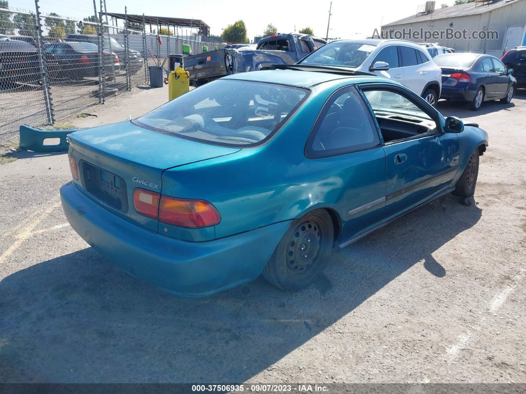 1995 Honda Civic Ex Green vin: 2HGEJ1128SH508483