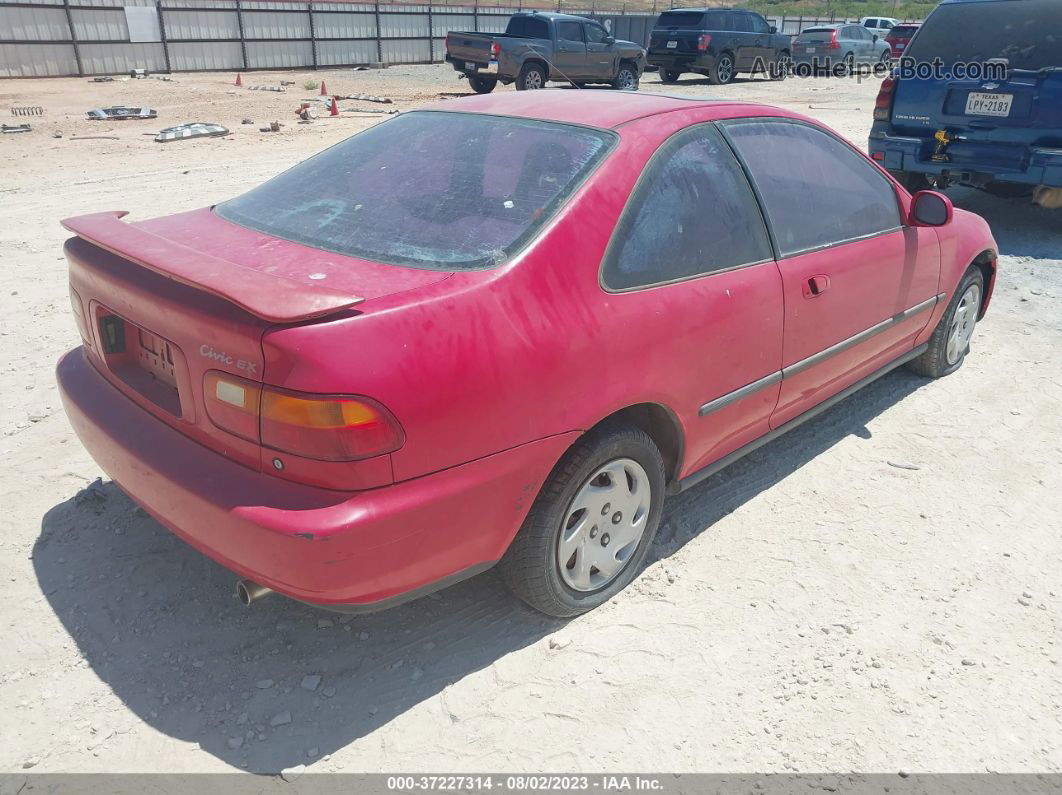 1994 Honda Civic Ex Red vin: 2HGEJ1133RH513996