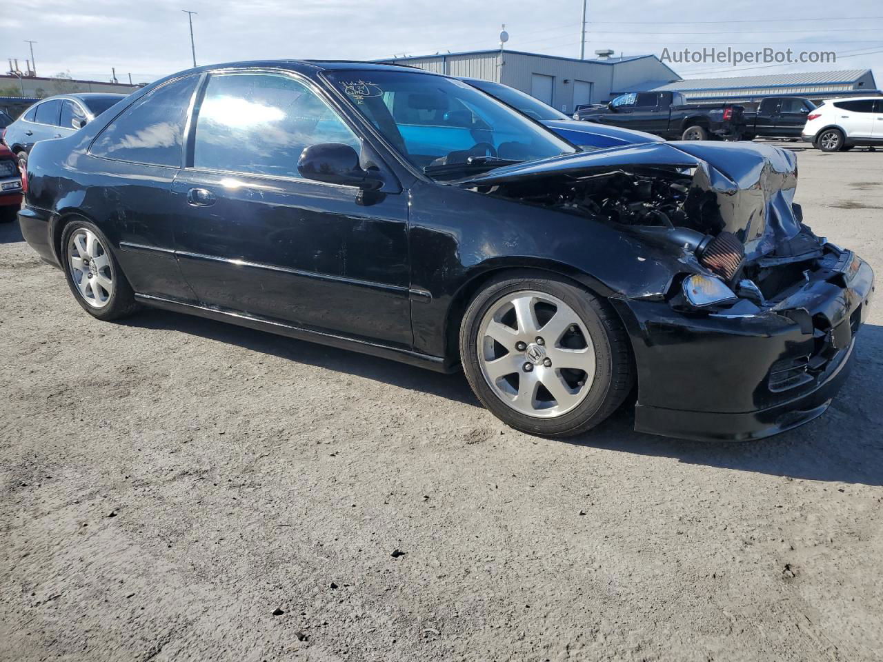 1994 Honda Civic Ex Black vin: 2HGEJ1136RH550864