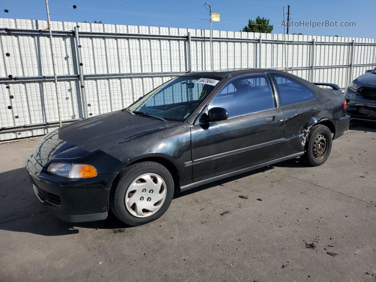 1995 Honda Civic Ex Black vin: 2HGEJ1228SH570304