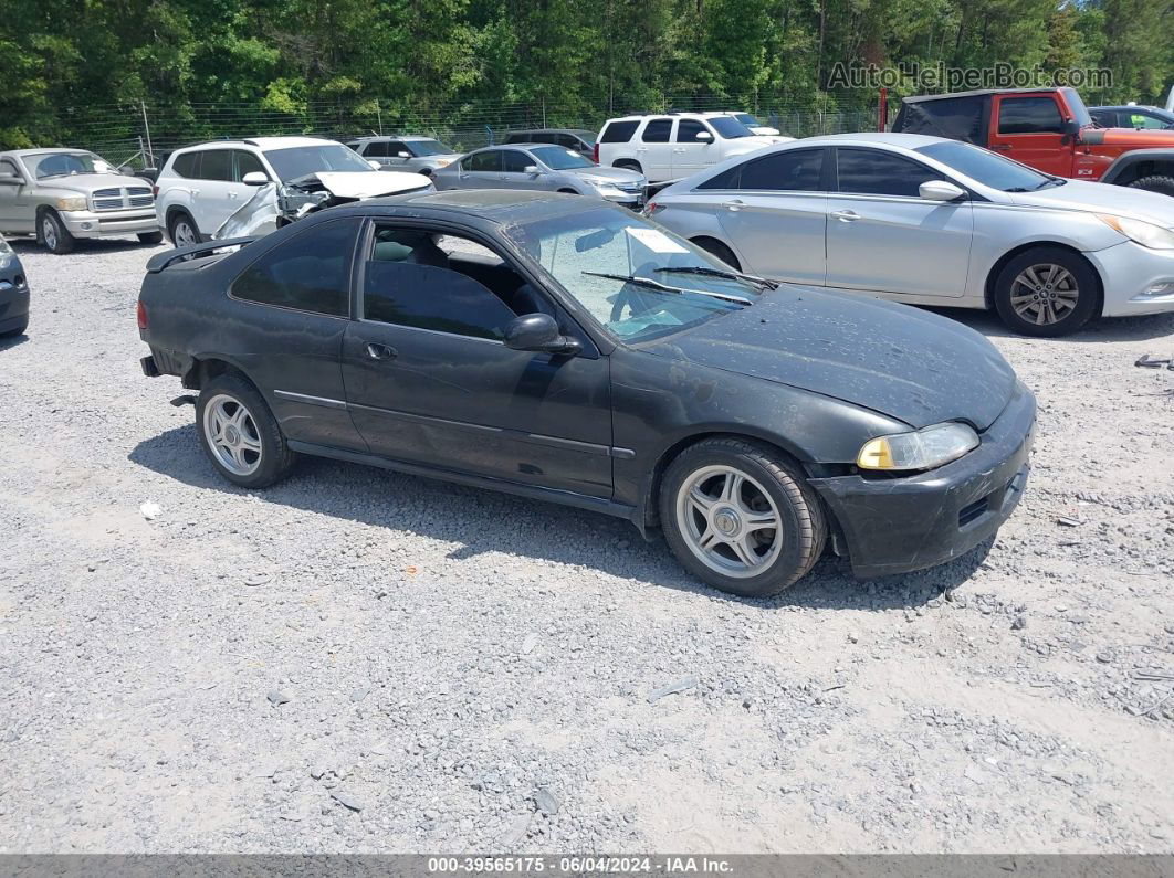 1994 Honda Civic Ex Black vin: 2HGEJ1229RH522398