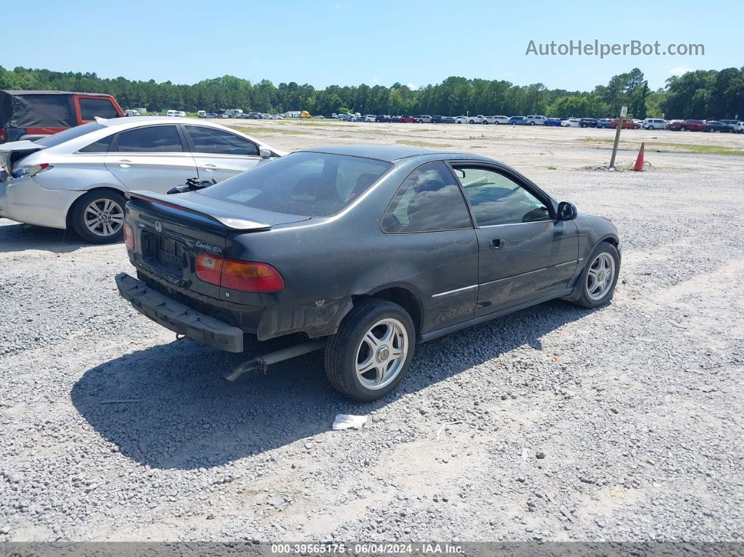 1994 Honda Civic Ex Black vin: 2HGEJ1229RH522398