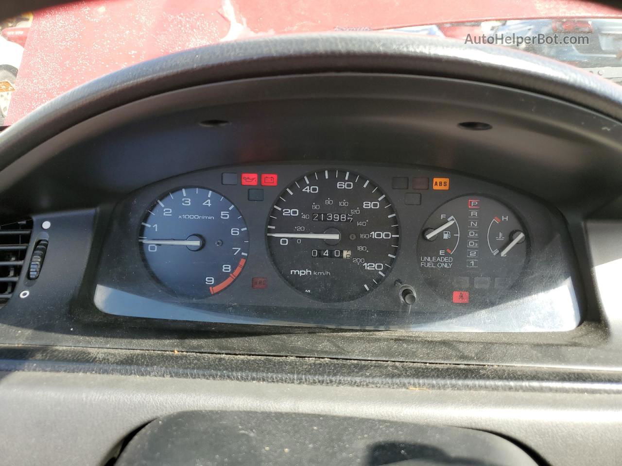 1995 Honda Civic Ex Красный vin: 2HGEJ1232SH505599