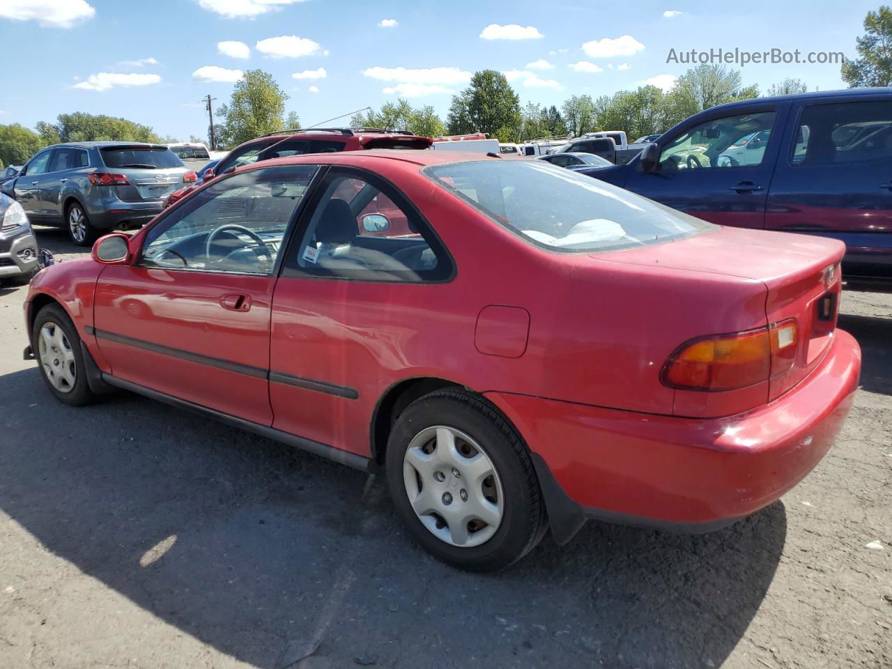 1995 Honda Civic Ex Красный vin: 2HGEJ1232SH505599