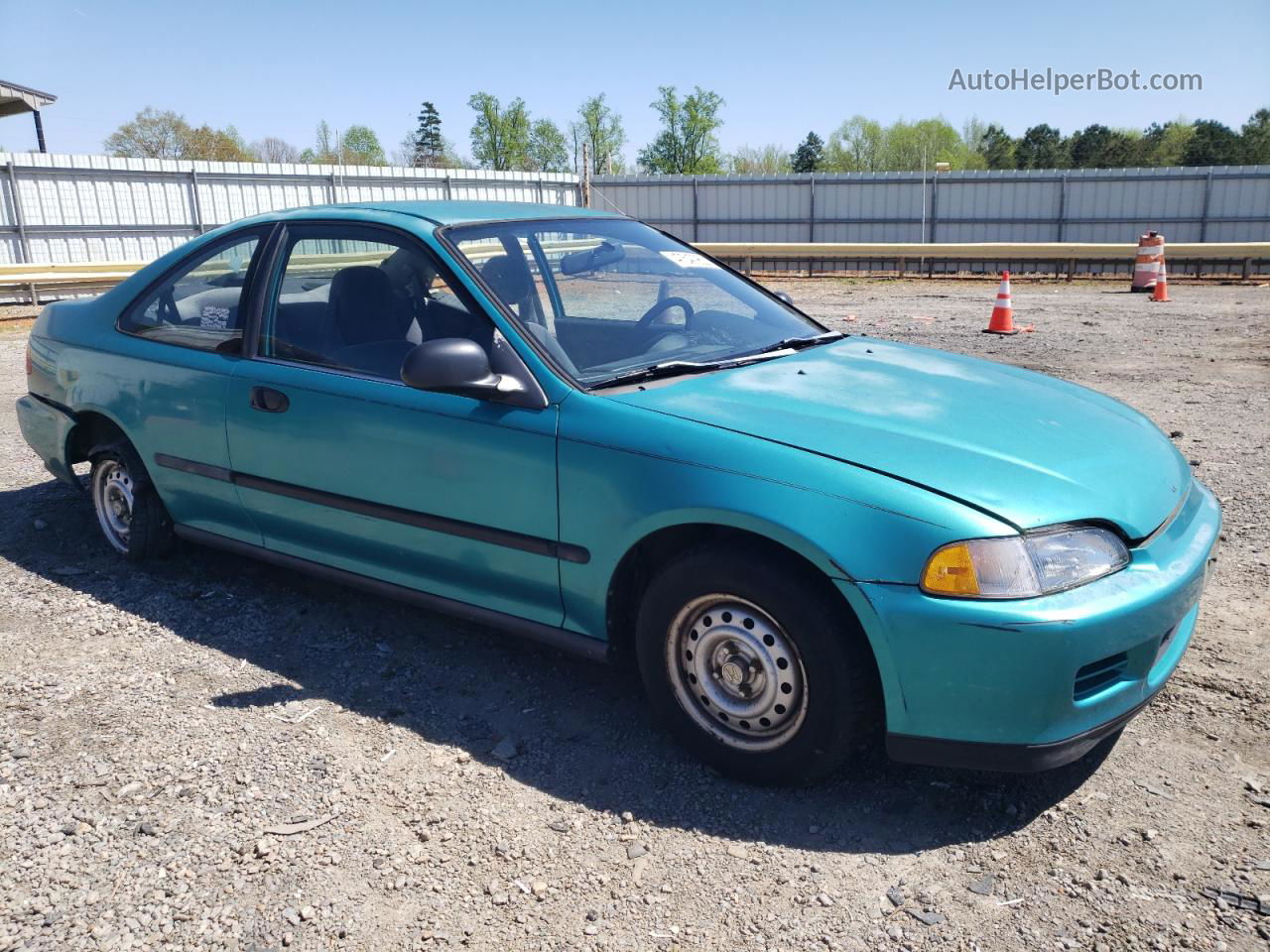 1994 Honda Civic Dx Turquoise vin: 2HGEJ2121RH520894
