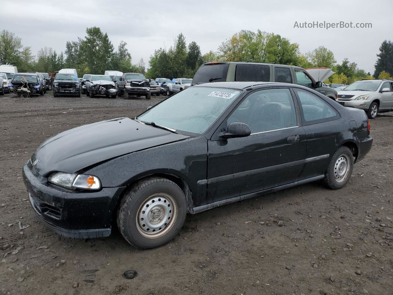 1995 Honda Civic Dx Black vin: 2HGEJ2123SH550064