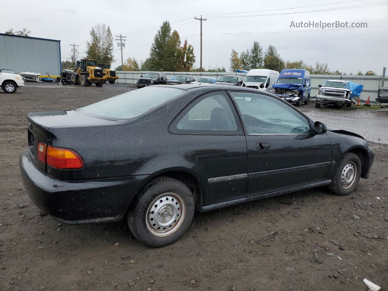 1995 Honda Civic Dx Black vin: 2HGEJ2123SH550064