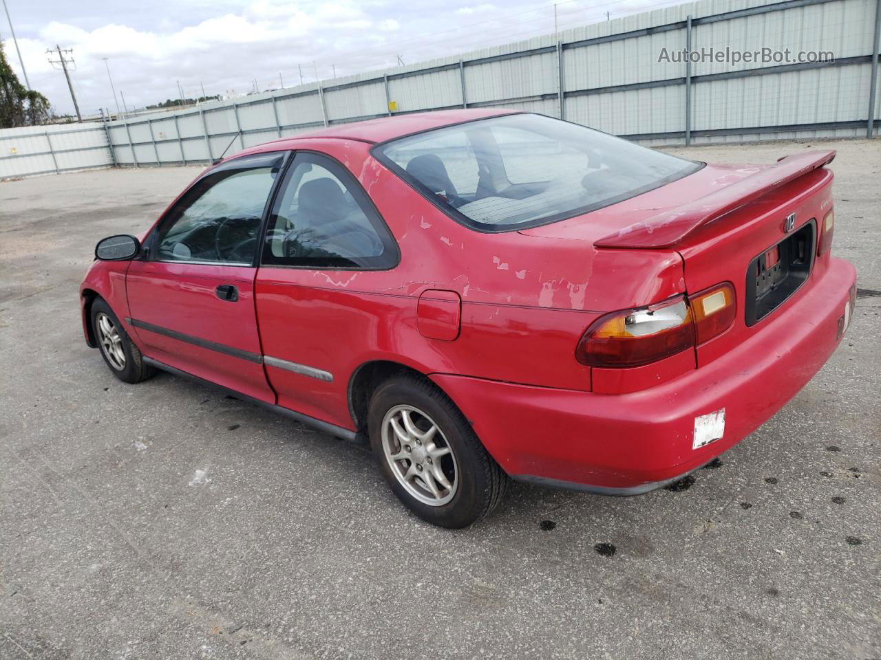 1995 Honda Civic Dx Red vin: 2HGEJ2123SH551179