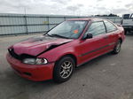 1995 Honda Civic Dx Red vin: 2HGEJ2123SH551179