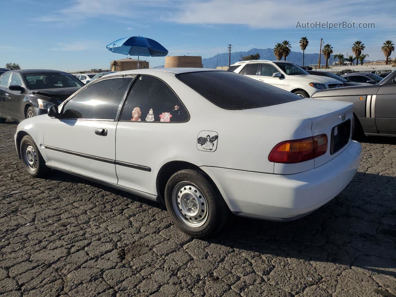 1995 Honda Civic Dx Белый vin: 2HGEJ2123SH553997