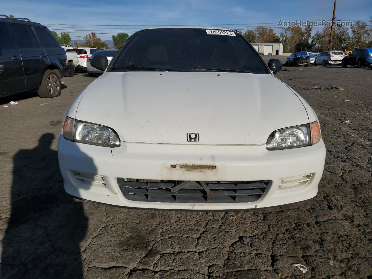 1995 Honda Civic Dx White vin: 2HGEJ2123SH553997