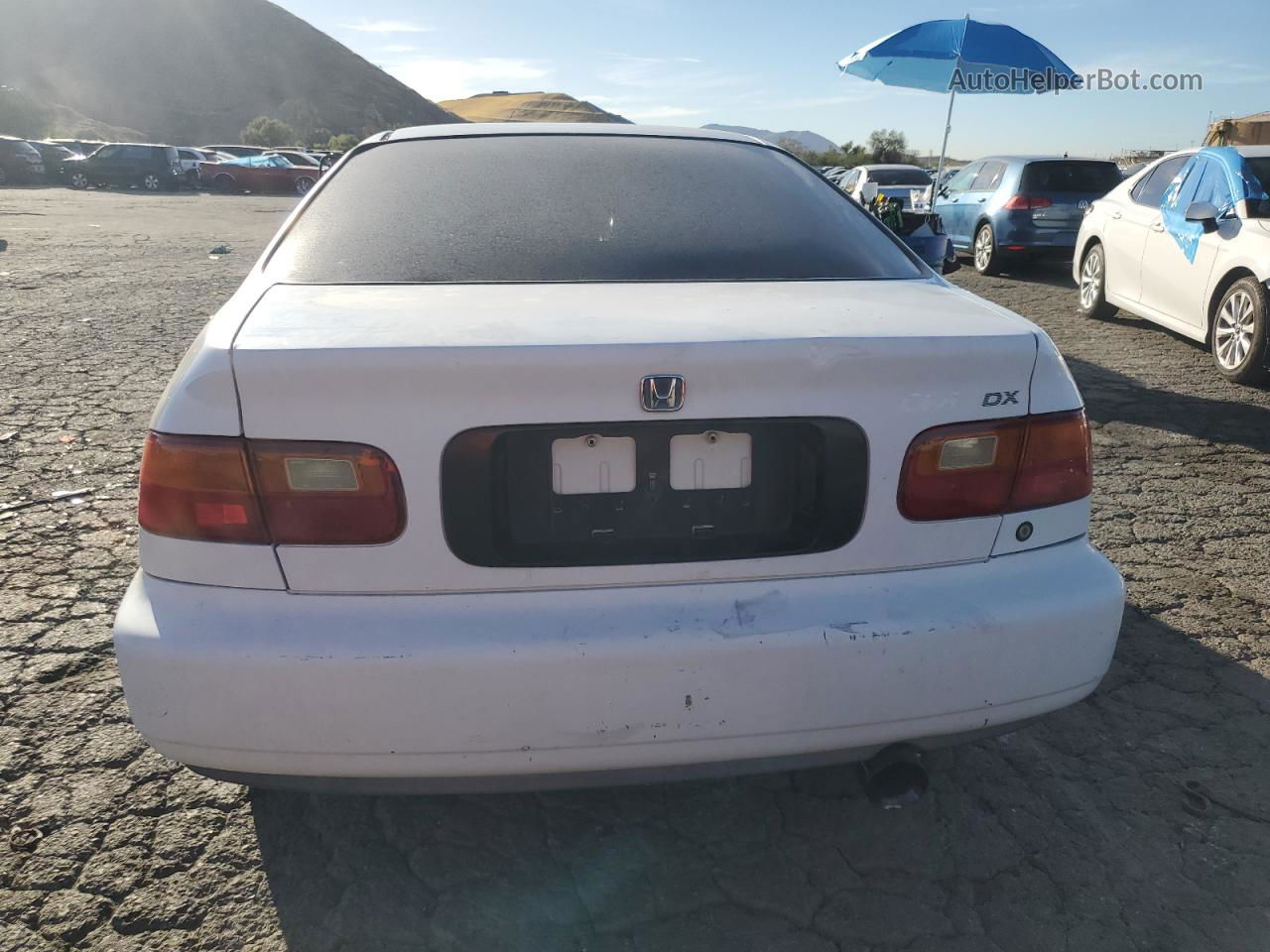 1995 Honda Civic Dx White vin: 2HGEJ2123SH553997