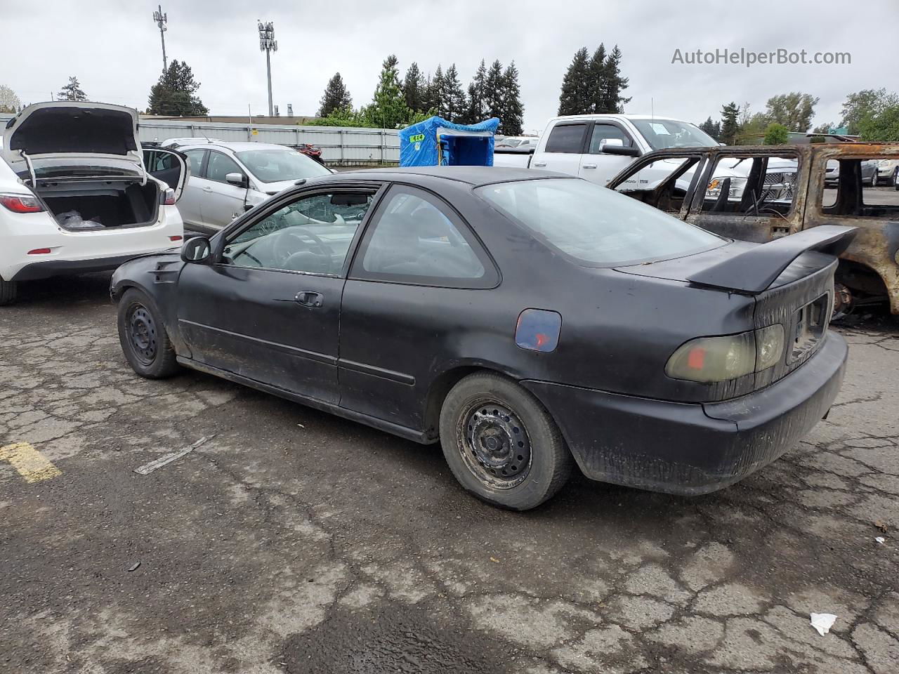 1995 Honda Civic Dx Black vin: 2HGEJ2123SH559881