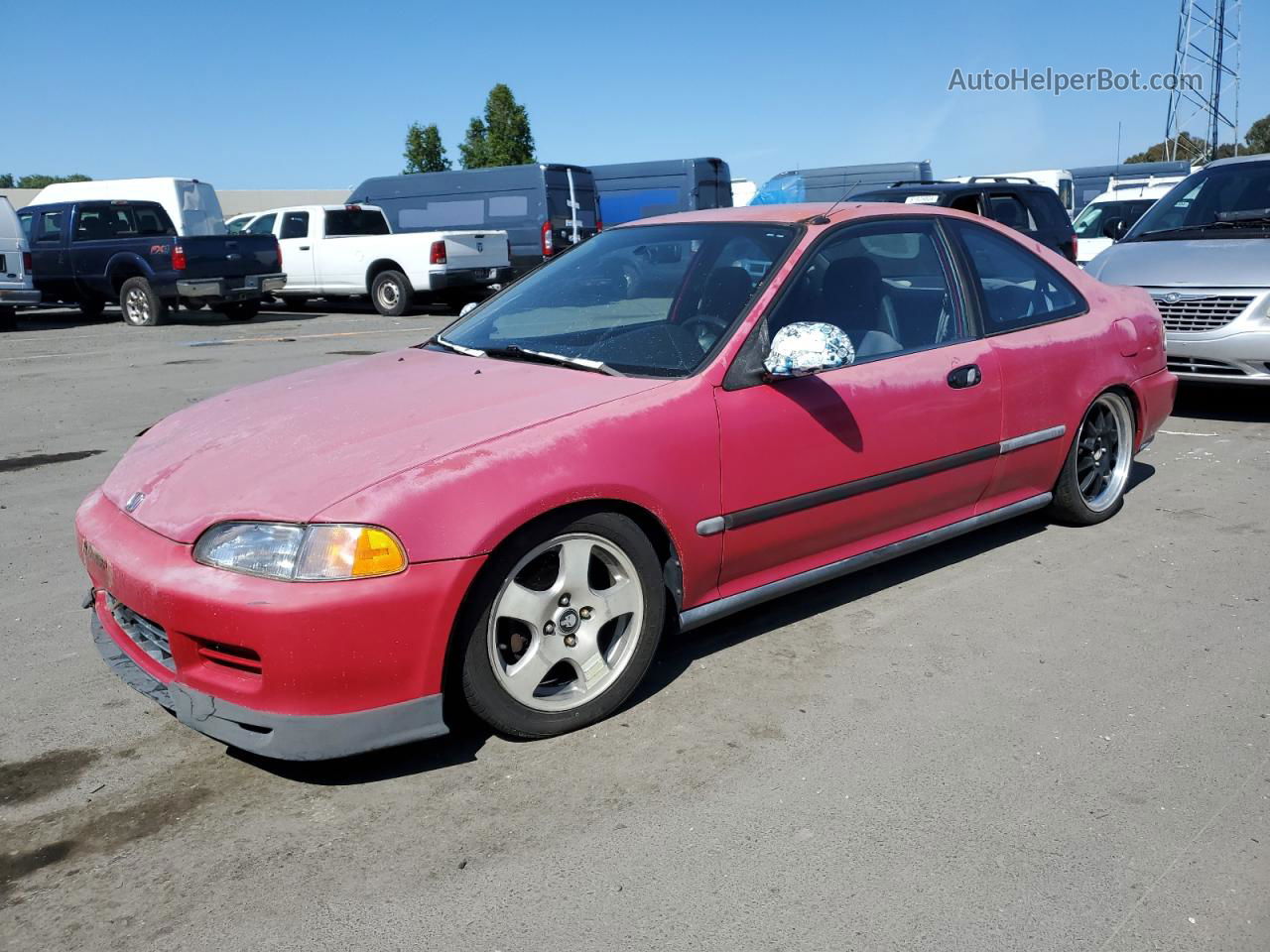 1995 Honda Civic Dx Красный vin: 2HGEJ2123SH569505