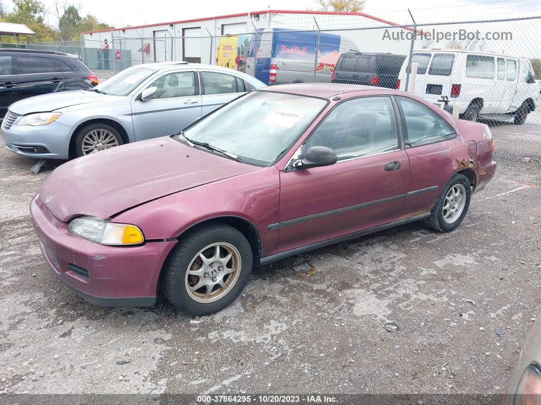 1994 Honda Civic Dx Purple vin: 2HGEJ2125RH547564