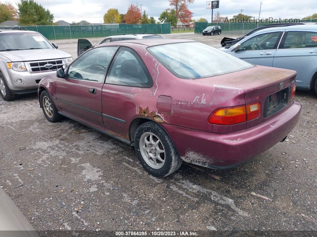 1994 Honda Civic Dx Purple vin: 2HGEJ2125RH547564