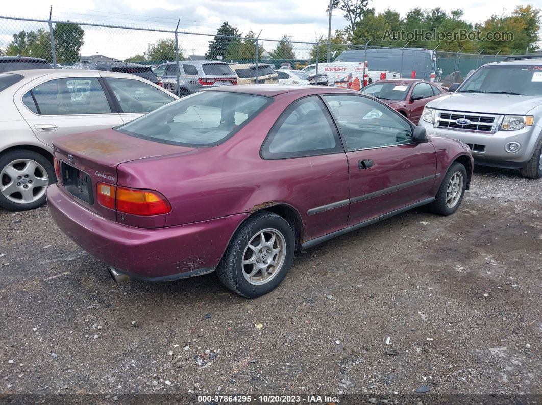 1994 Honda Civic Dx Purple vin: 2HGEJ2125RH547564