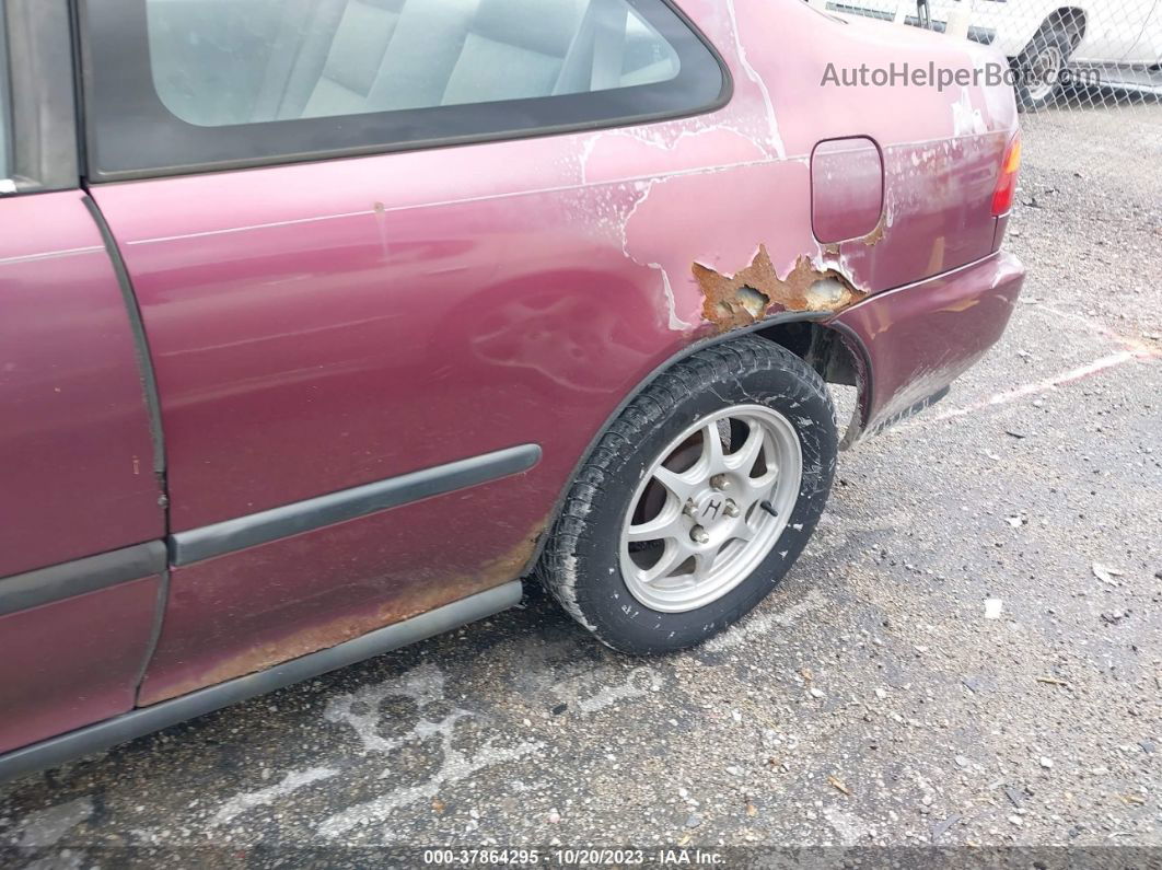 1994 Honda Civic Dx Purple vin: 2HGEJ2125RH547564