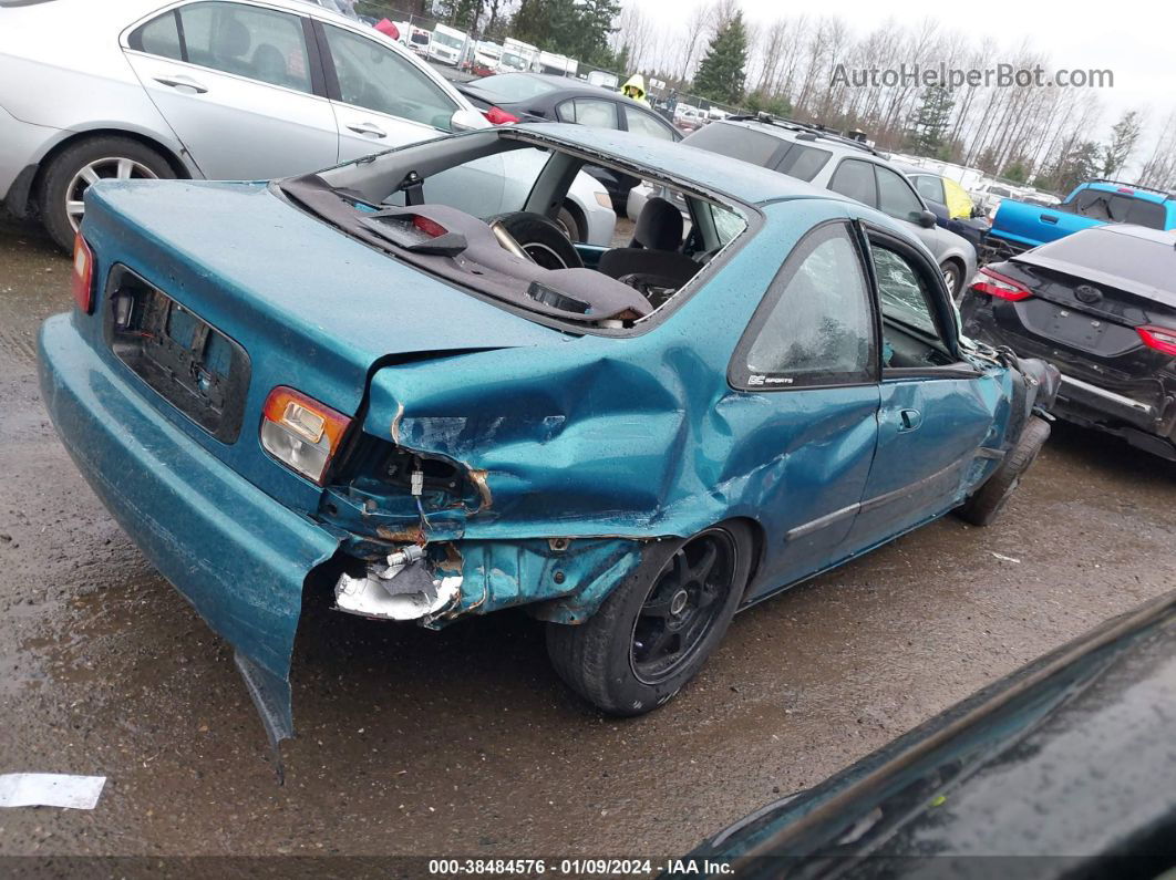 1995 Honda Civic Dx Зеленый vin: 2HGEJ2127SH513325