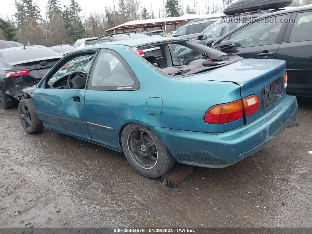 1995 Honda Civic Dx Зеленый vin: 2HGEJ2127SH513325