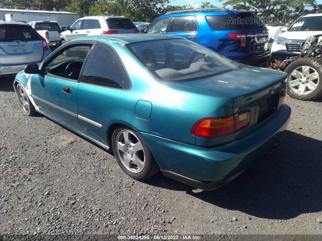 1995 Honda Civic Dx Teal vin: 2HGEJ2127SH534921