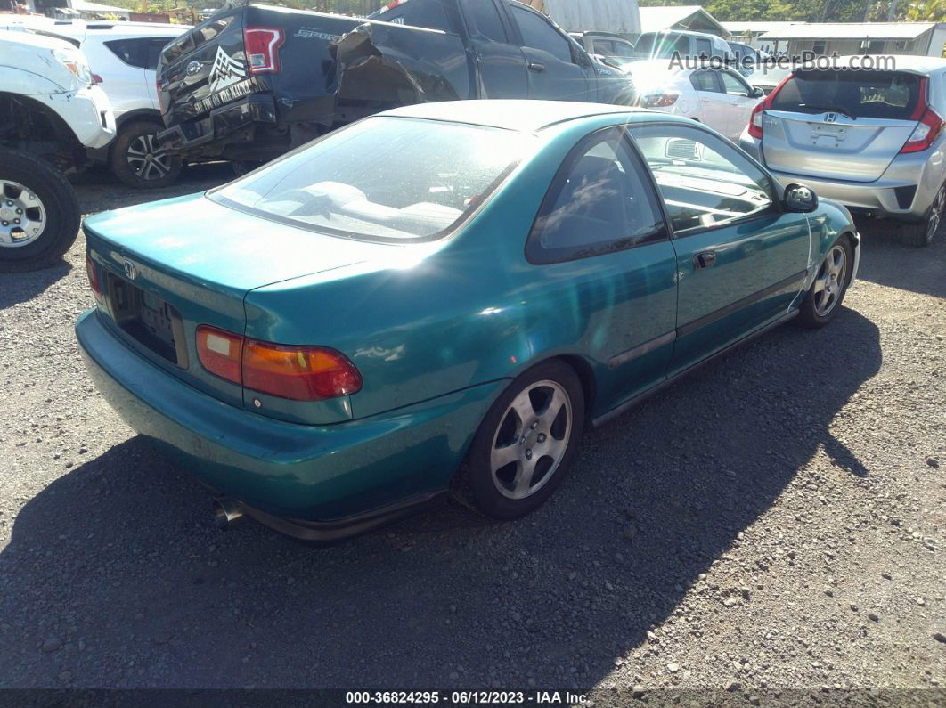 1995 Honda Civic Dx Teal vin: 2HGEJ2127SH534921