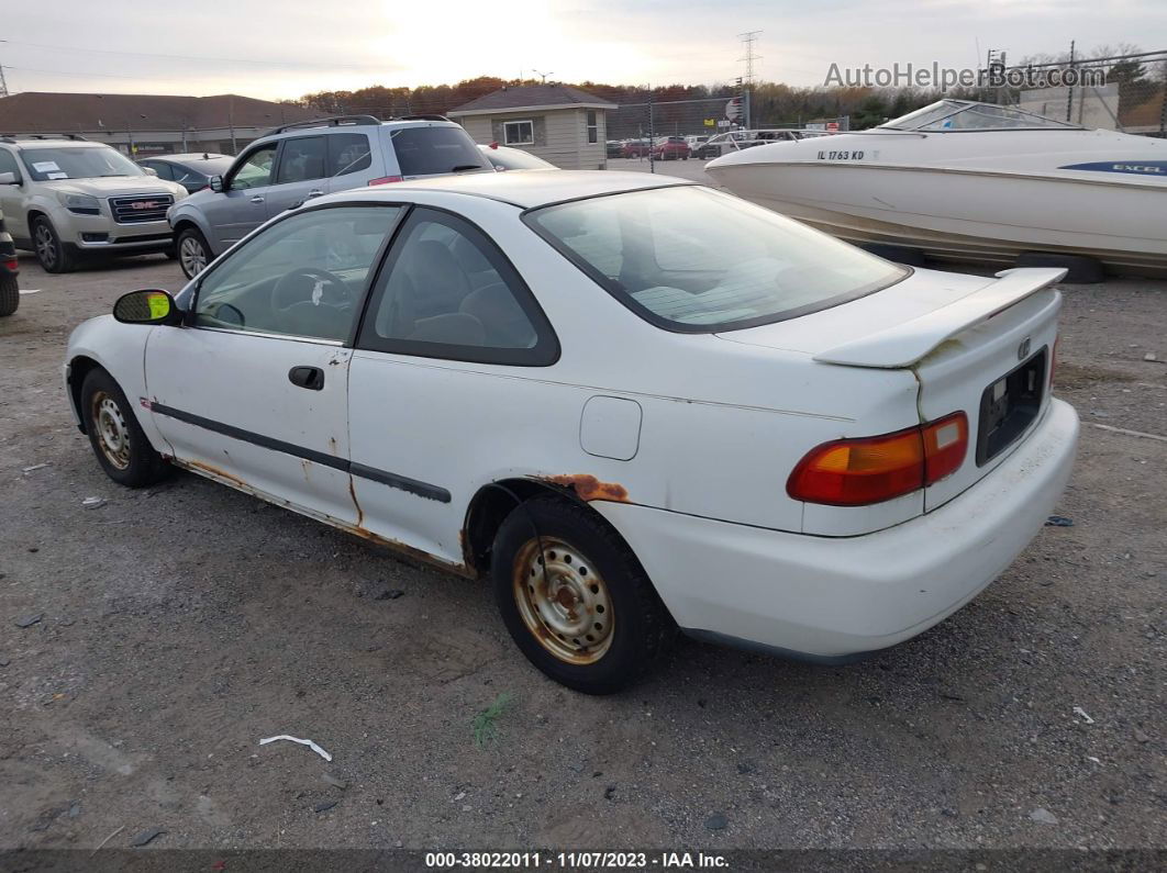 1993 Honda Civic Dx White vin: 2HGEJ2142PH511135