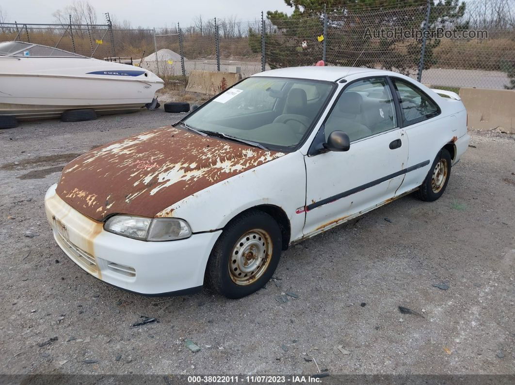 1993 Honda Civic Dx White vin: 2HGEJ2142PH511135