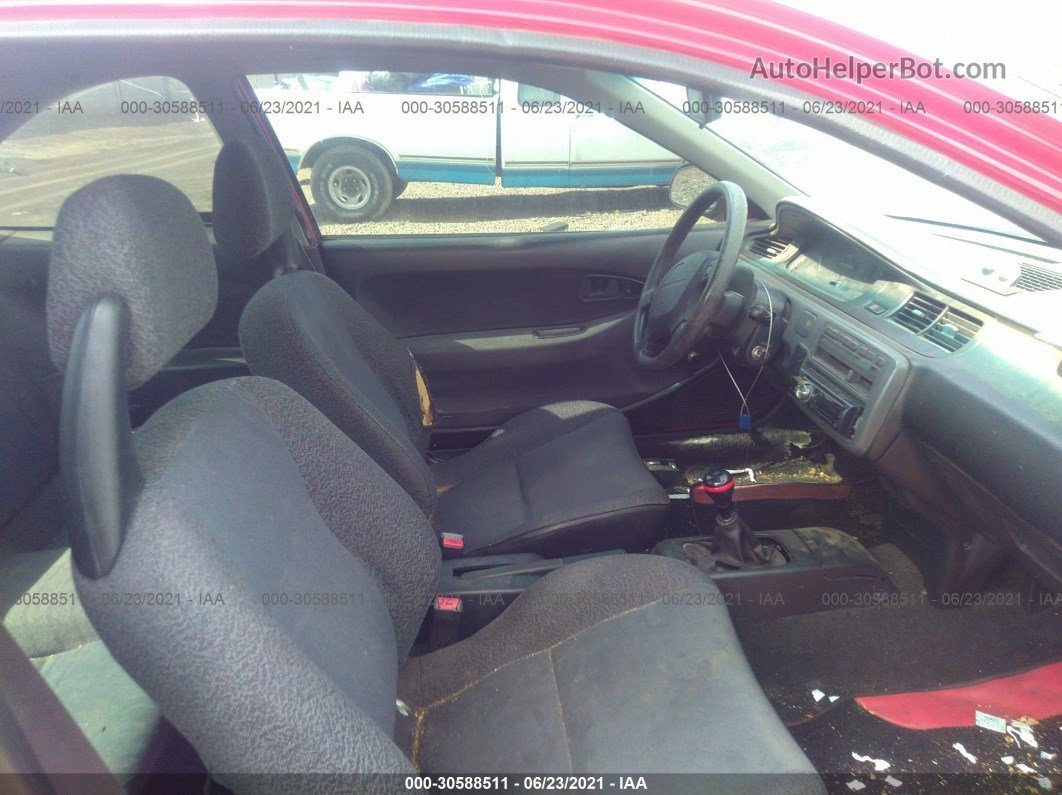 1993 Honda Civic Dx Red vin: 2HGEJ2148PH519305