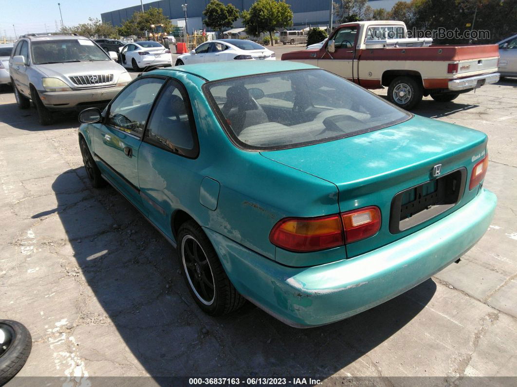 1994 Honda Civic Dx Light Blue vin: 2HGEJ2220RH500005