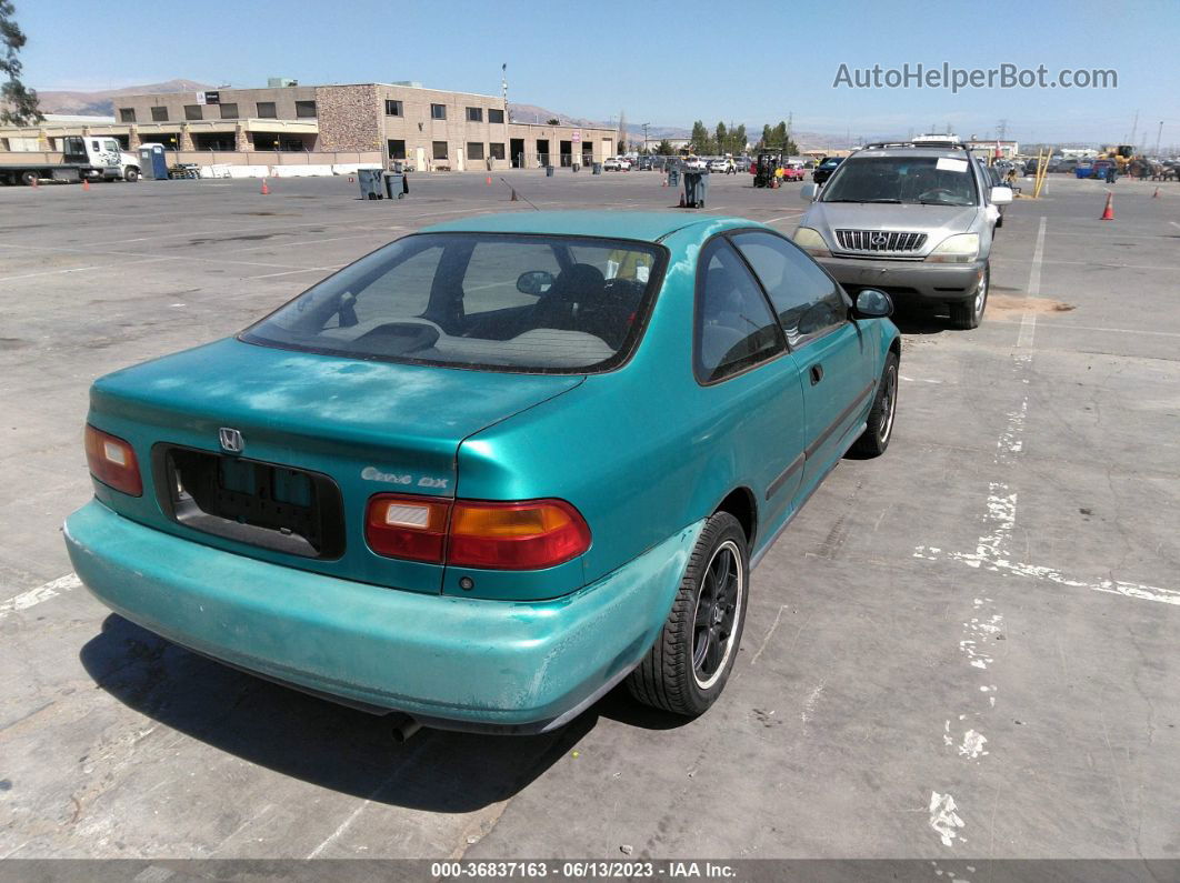 1994 Honda Civic Dx Light Blue vin: 2HGEJ2220RH500005