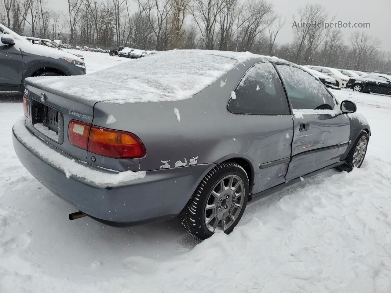 1995 Honda Civic Dx Gray vin: 2HGEJ2220SH533740