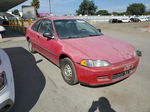 1994 Honda Civic Dx Red vin: 2HGEJ2222RH505917