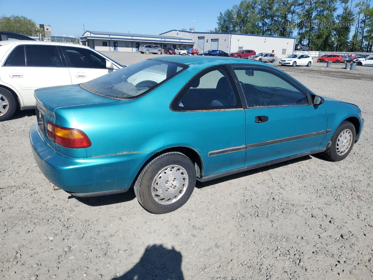 1994 Honda Civic Dx Green vin: 2HGEJ2222RH524421