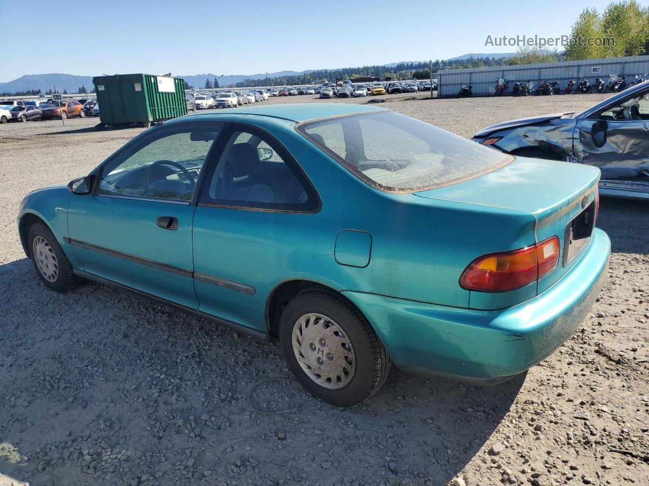 1994 Honda Civic Dx Green vin: 2HGEJ2222RH524421