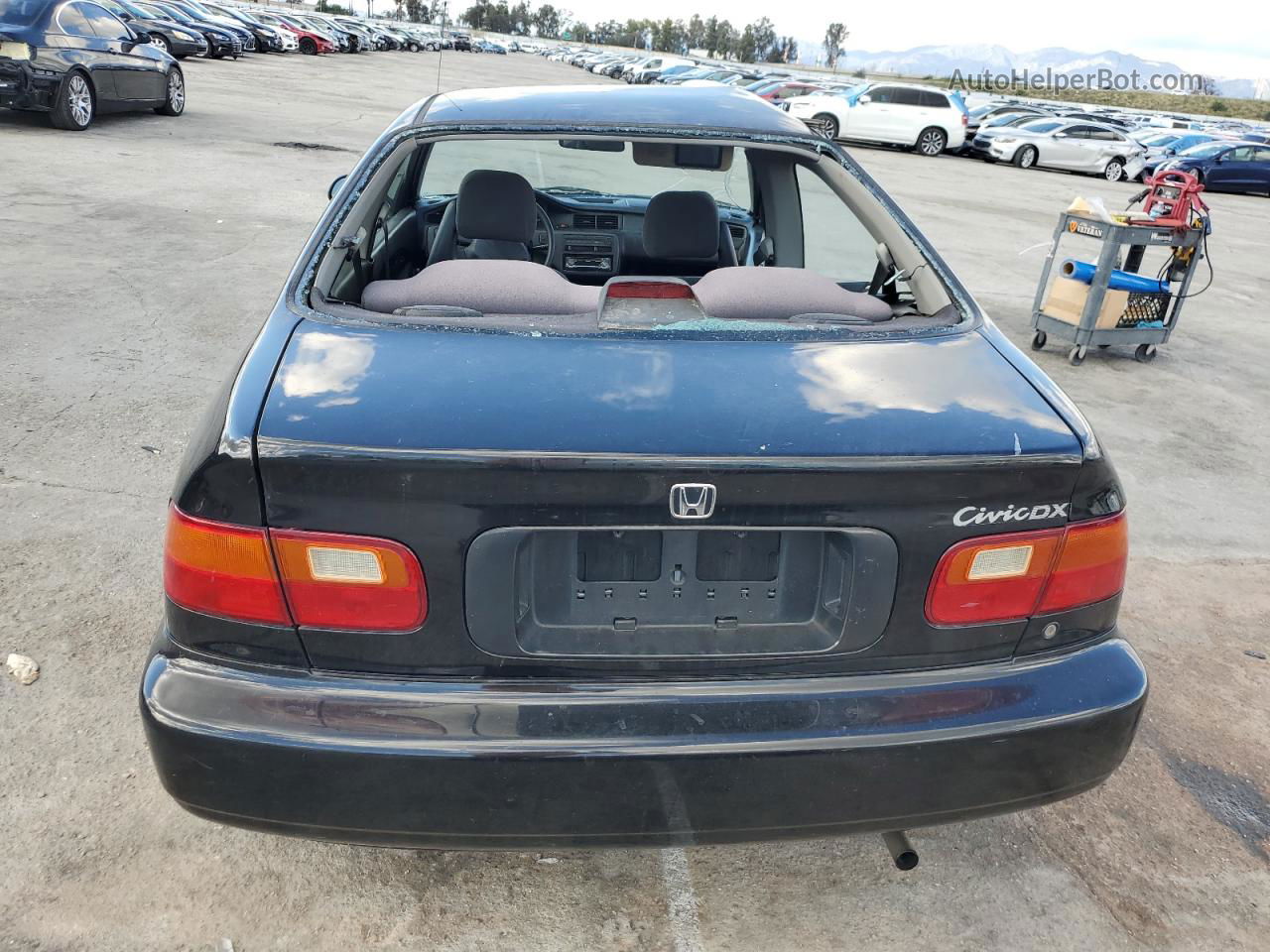 1995 Honda Civic Dx Black vin: 2HGEJ2223SH530735