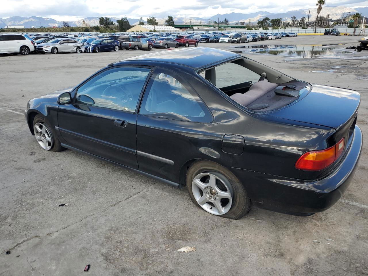 1995 Honda Civic Dx Black vin: 2HGEJ2223SH530735