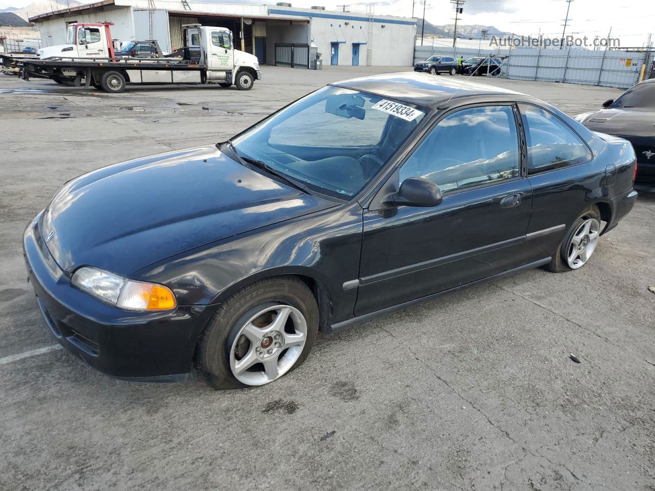 1995 Honda Civic Dx Black vin: 2HGEJ2223SH530735