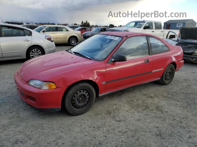 1995 Honda Civic Dx Red vin: 2HGEJ2225SH556284