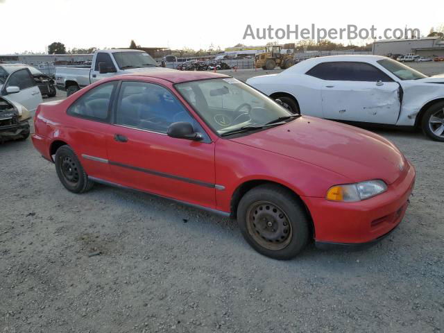 1995 Honda Civic Dx Red vin: 2HGEJ2225SH556284