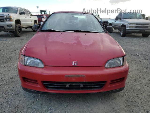 1995 Honda Civic Dx Red vin: 2HGEJ2225SH556284