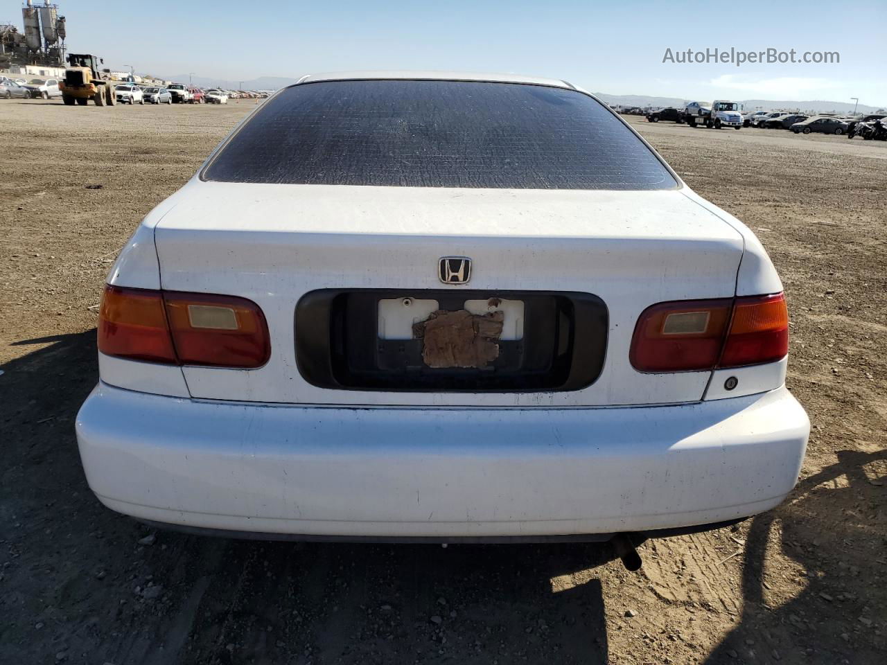 1995 Honda Civic Dx White vin: 2HGEJ2228SH557915