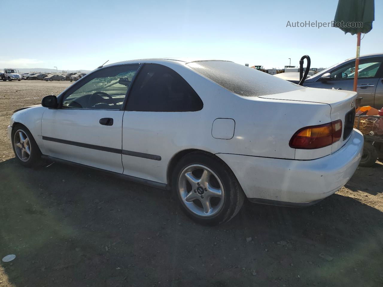 1995 Honda Civic Dx White vin: 2HGEJ2228SH557915