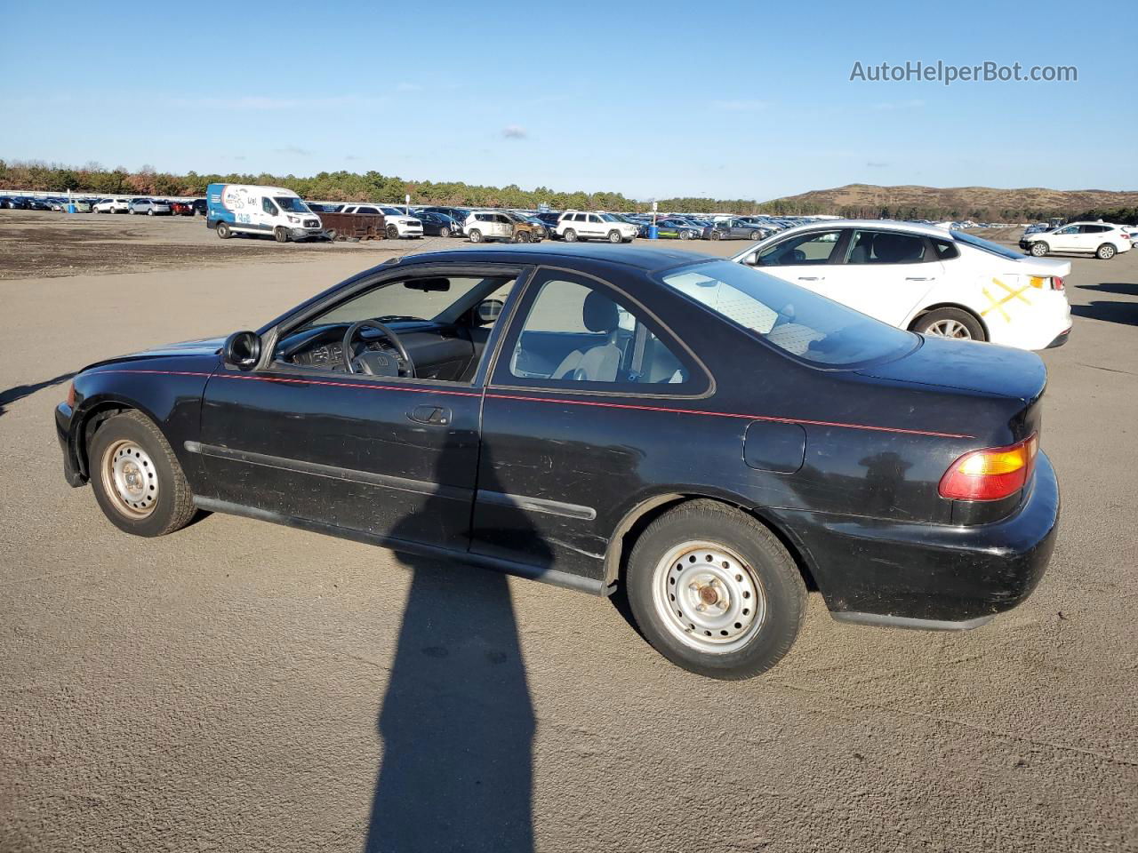 1995 Honda Civic Dx Black vin: 2HGEJ222XSH523216