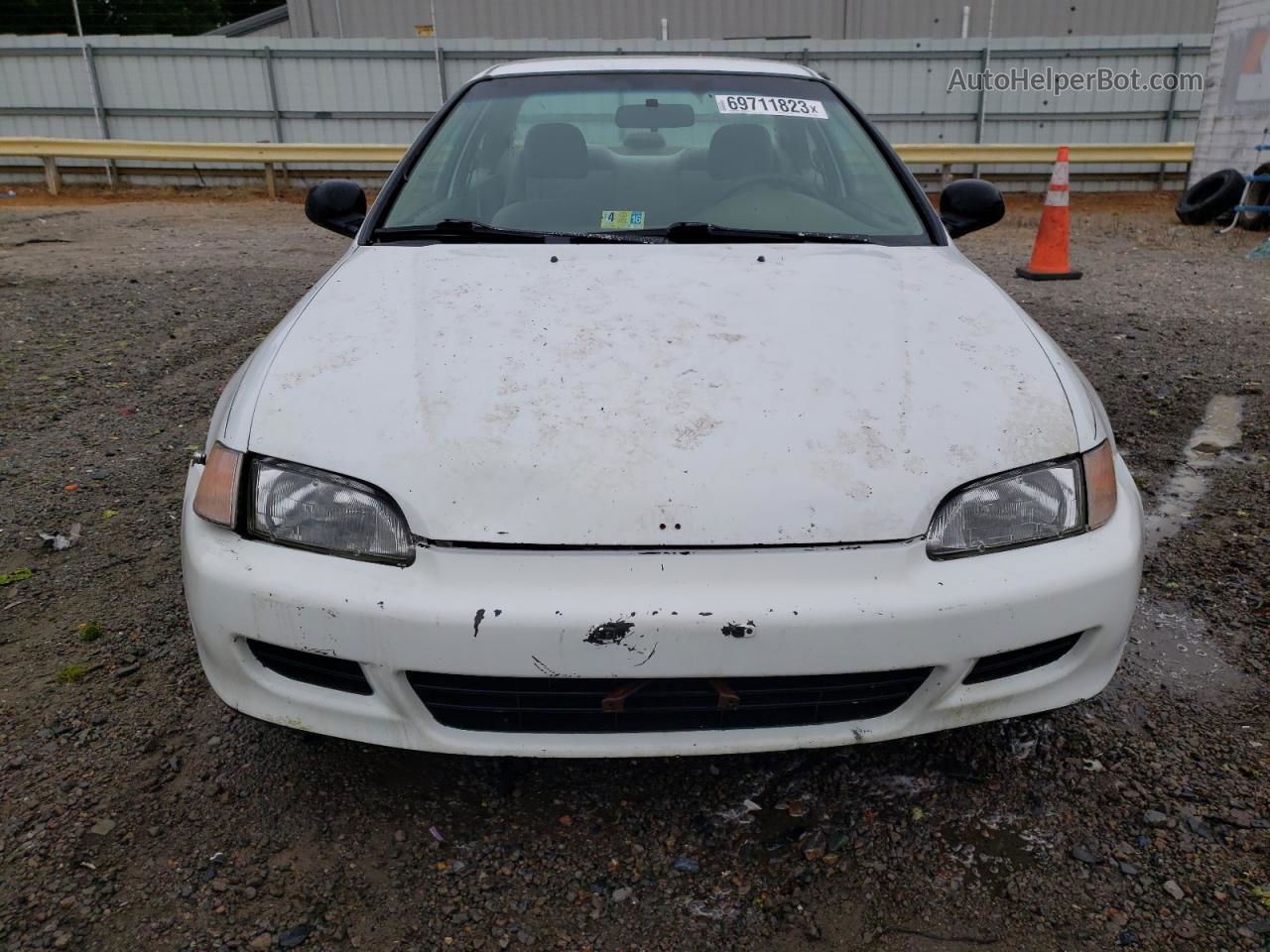 1993 Honda Civic Dx White vin: 2HGEJ2248PH505368