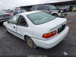 1993 Honda Civic Dx White vin: 2HGEJ224XPH520230